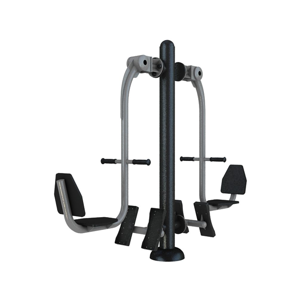 11 彩虹B双位坐蹬器