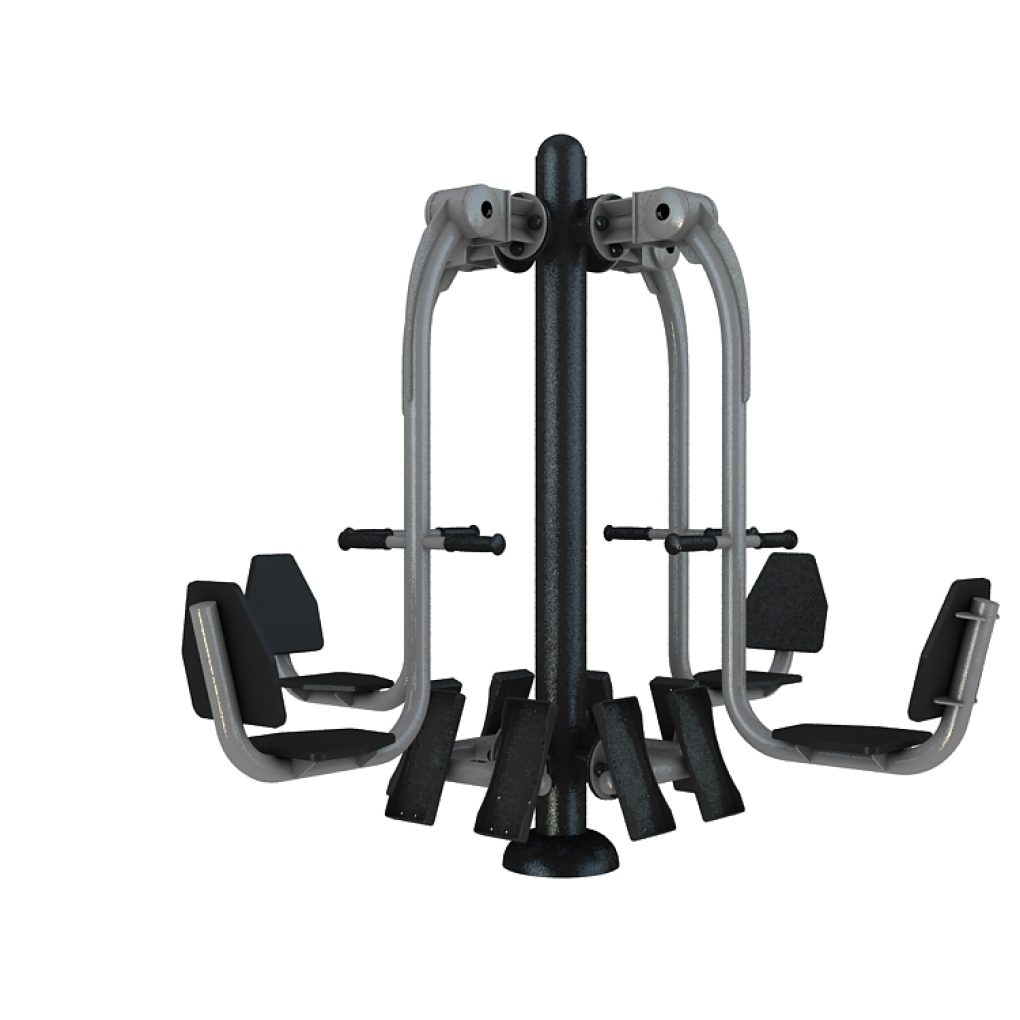 17 彩虹B四位坐蹬器